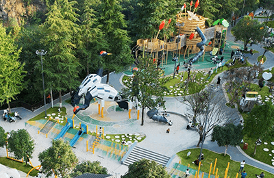 牧童案例丨湖南保靖白鶴兒童公園：老舊公園升級，助力15分鐘生活圈建設